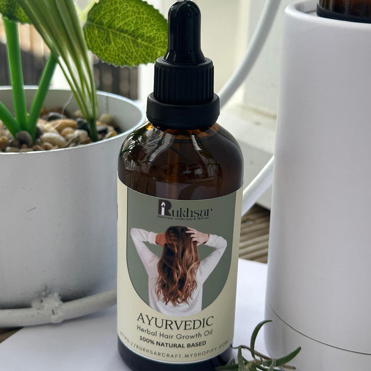 Ayurvedic Herbal Hair Growth Formula – Natural Scalp Nourishment & Strengthening