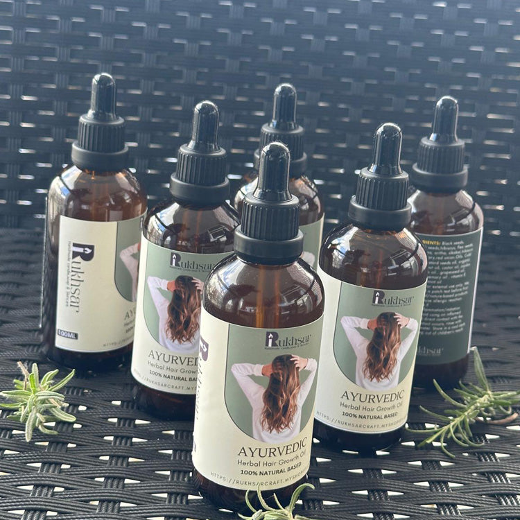 Ayurvedic Herbal Hair Growth Formula – Natural Scalp Nourishment & Strengthening