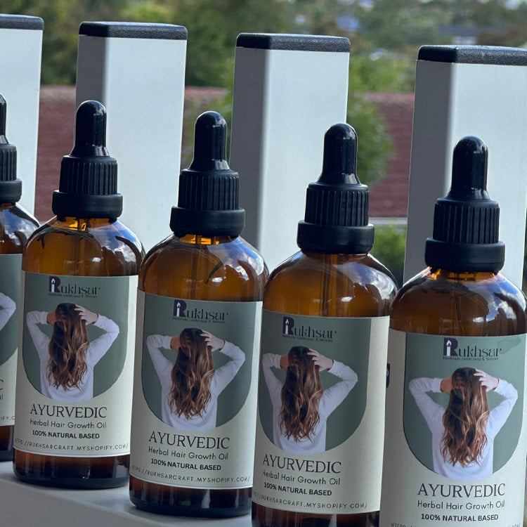 Ayurvedic Herbal Hair Growth Formula – Natural Scalp Nourishment & Strengthening