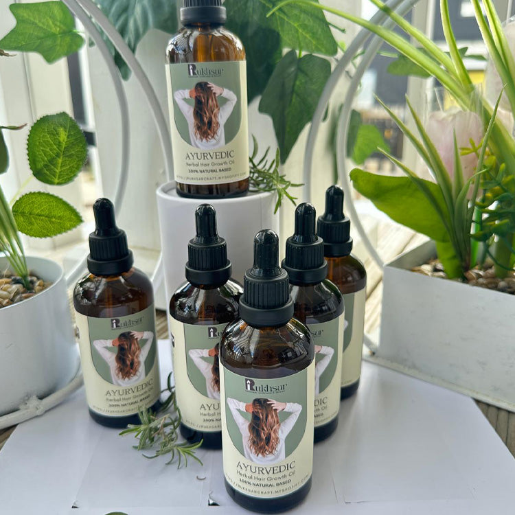 Ayurvedic Herbal Hair Growth Formula – Natural Scalp Nourishment & Strengthening