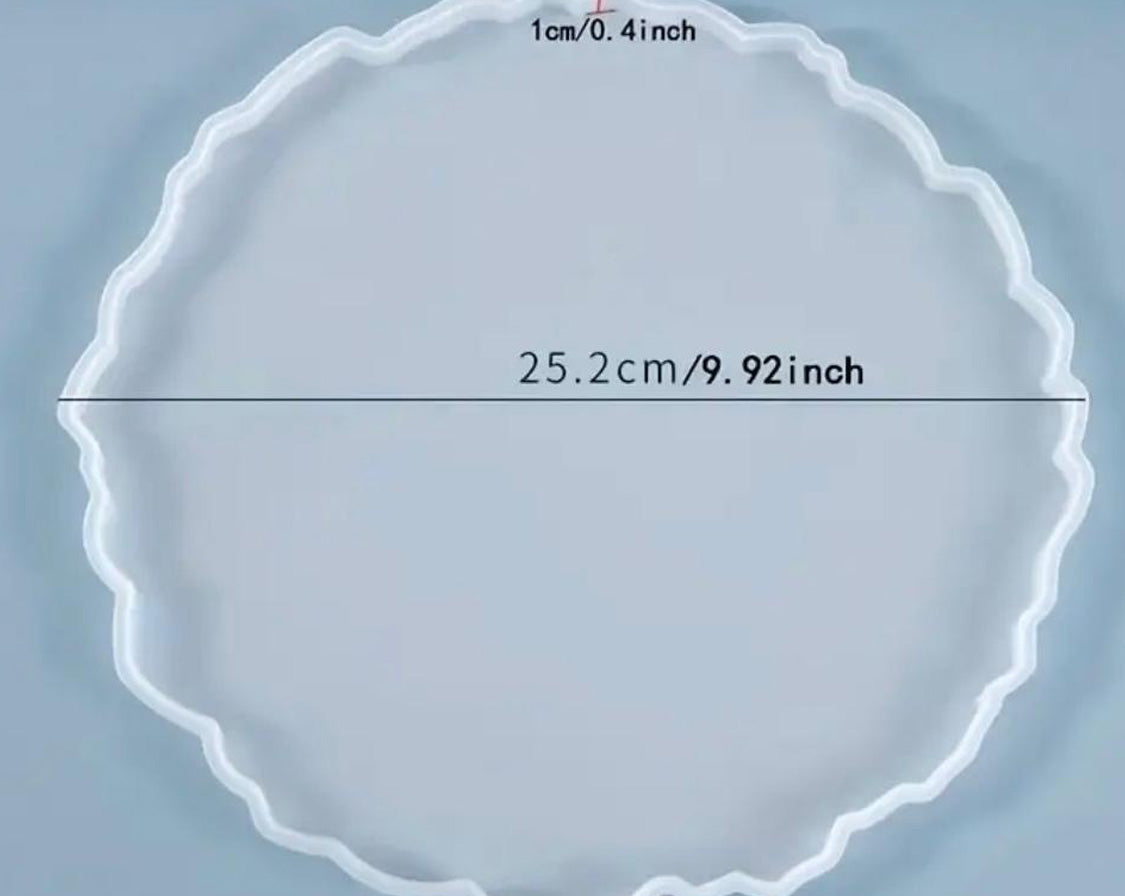 Elegant Handcrafted Raisin Tray