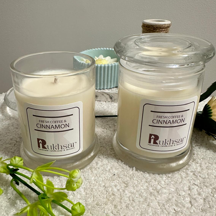 Morning Bliss: Fresh Coffee & Cinnamon Soy Candle