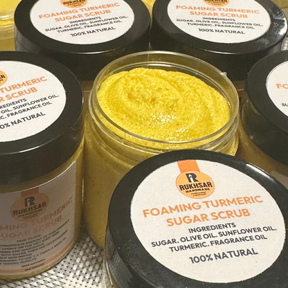 Golden Glow Handmade Turmeric Sugar Scrub