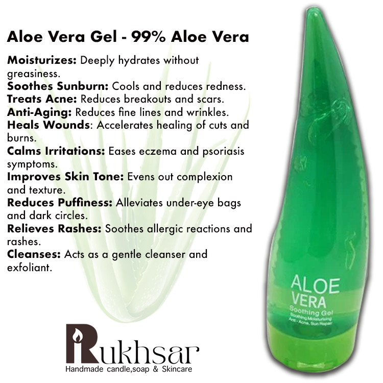 Pure Perfection: The Ultimate Benefits of 99% Aloe Vera Gel for Your Skin