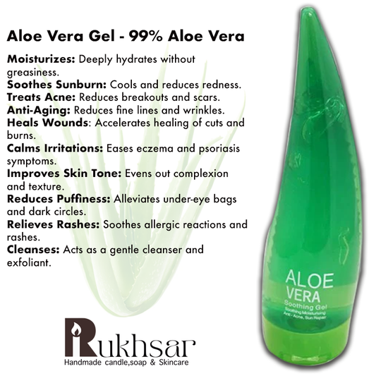 Pure Perfection: The Ultimate Benefits of 99% Aloe Vera Gel for Your Skin