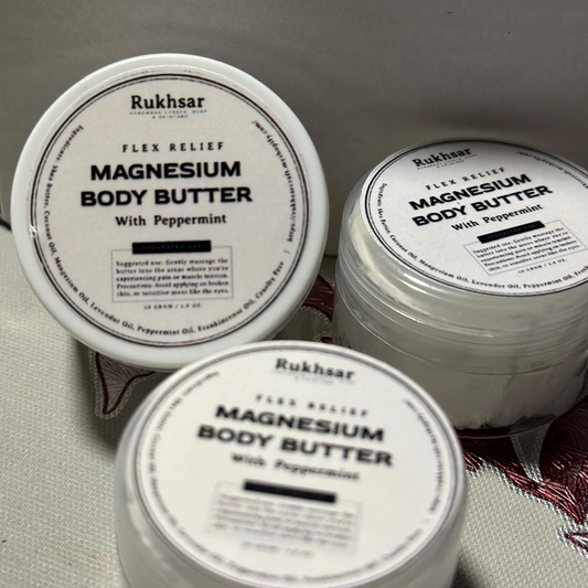 Revitalize Your Skin Magnesium Body Butter with Refreshing Peppermint